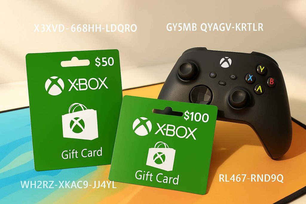 Xbox gift card codes